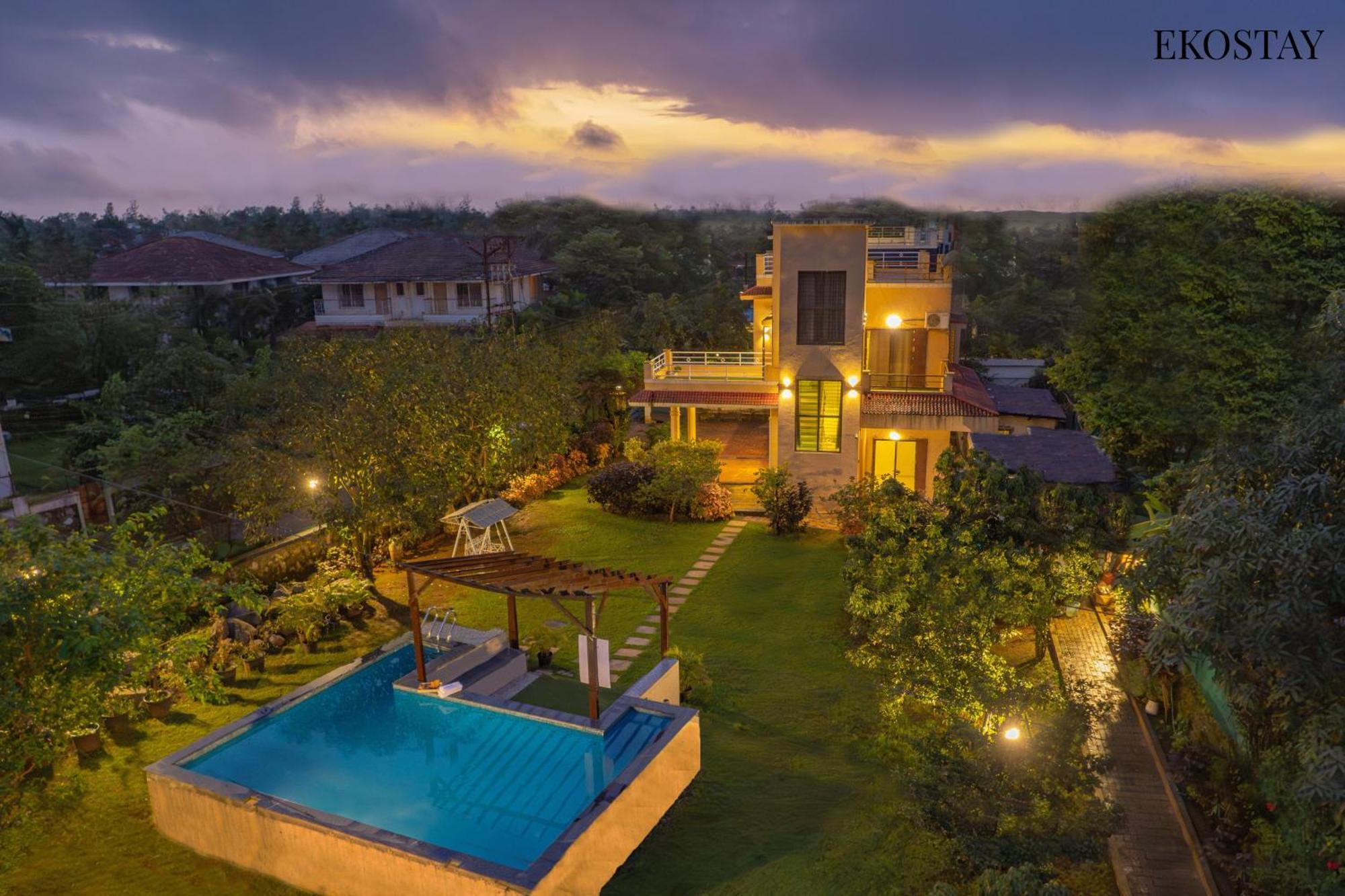 Ekostay Gold - Olive Crest Villa - Spacious Lawn Лонавала Экстерьер фото