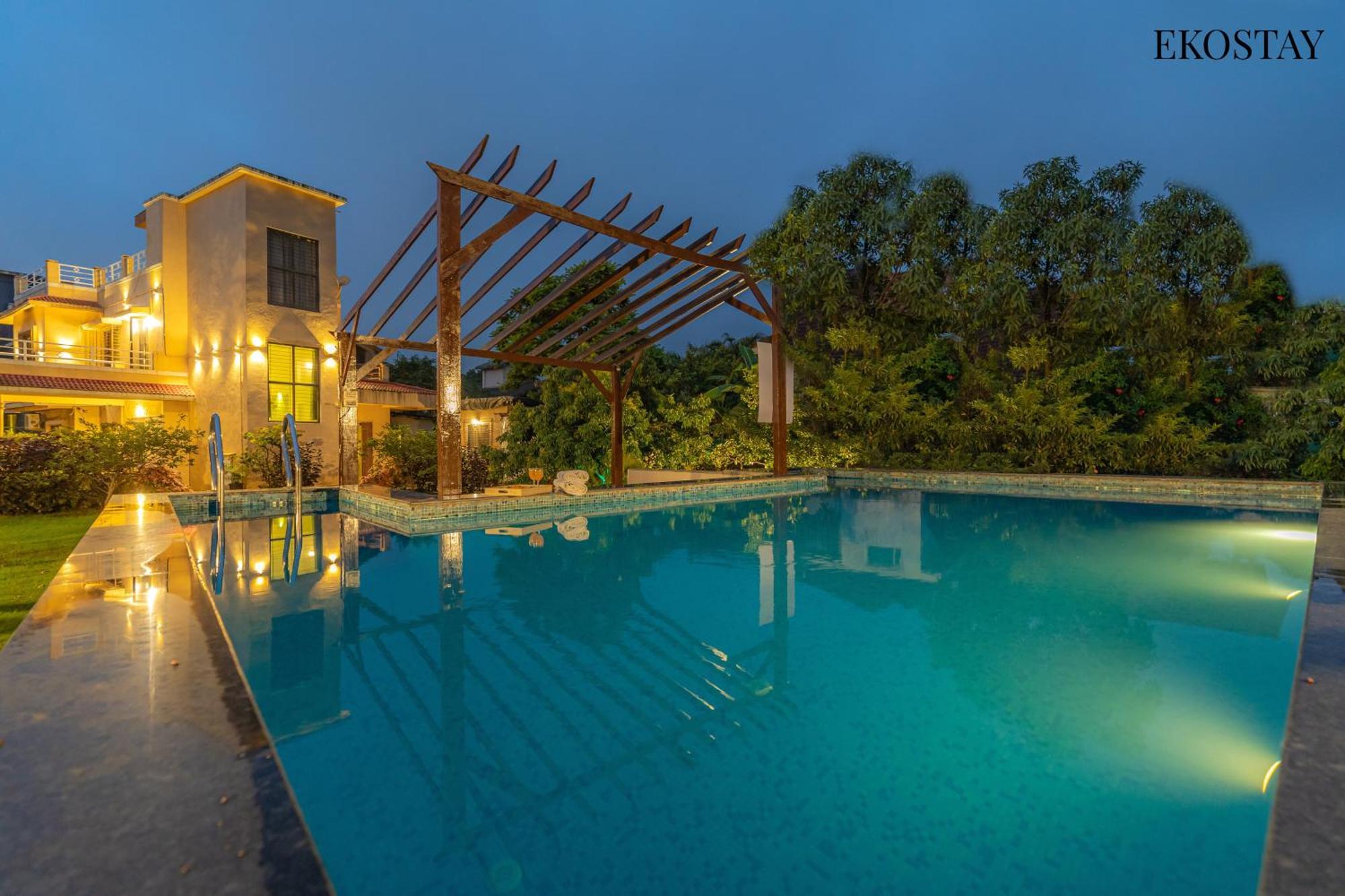 Ekostay Gold - Olive Crest Villa - Spacious Lawn Лонавала Экстерьер фото