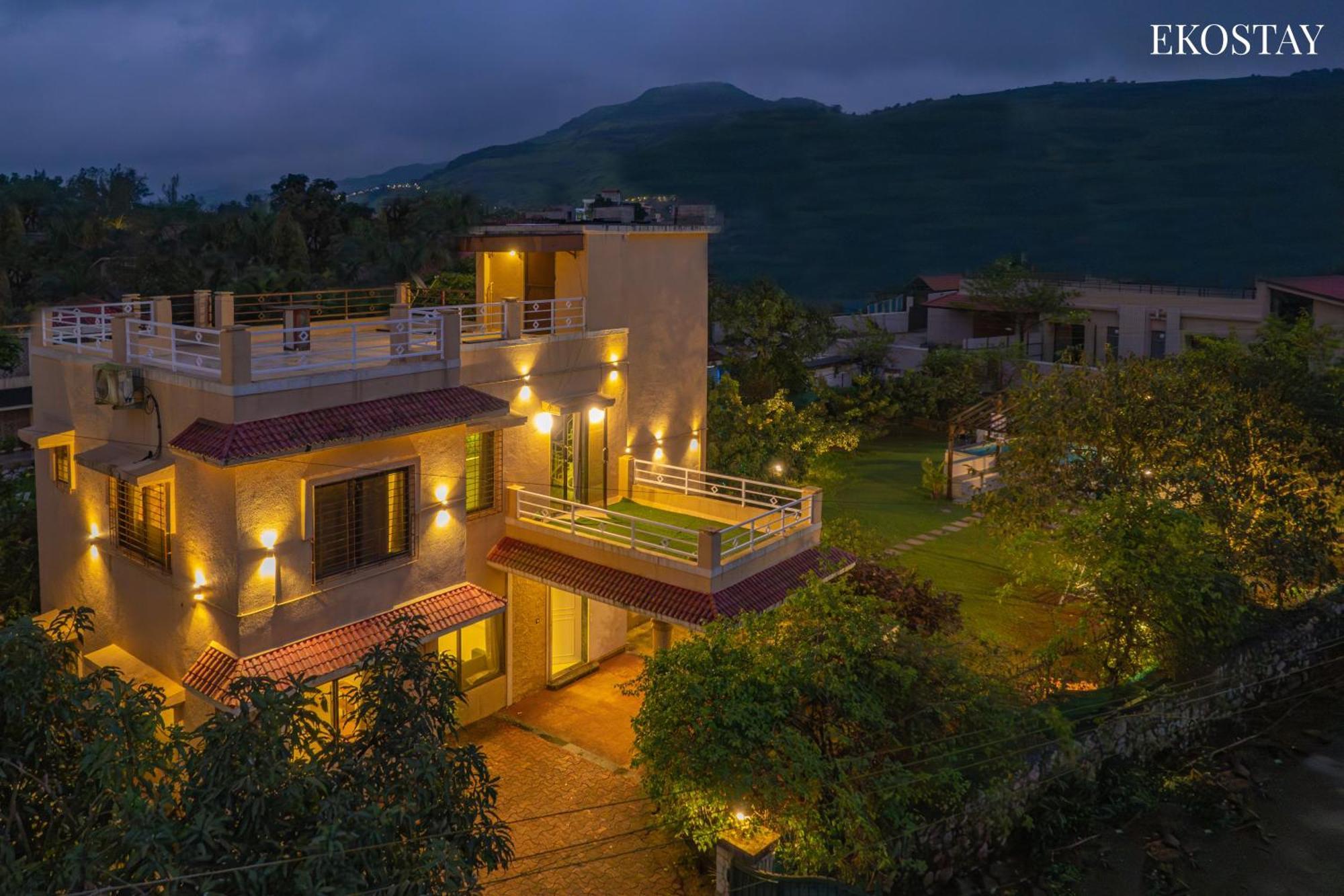 Ekostay Gold - Olive Crest Villa - Spacious Lawn Лонавала Экстерьер фото